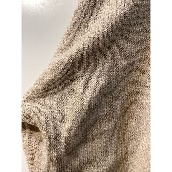 St john Vintage Beige Crewneck Sweater Retro Striped Knit Pullover Unisex Size X - Picture 10 of 15